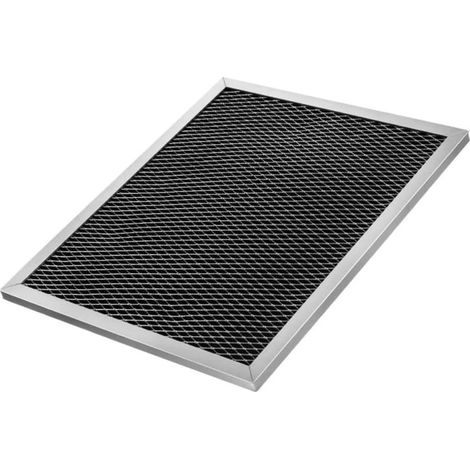 Filtre à charbon en aluminium pour hotte Kenmore et autres marques Gris 222 x 266 x 9 mm