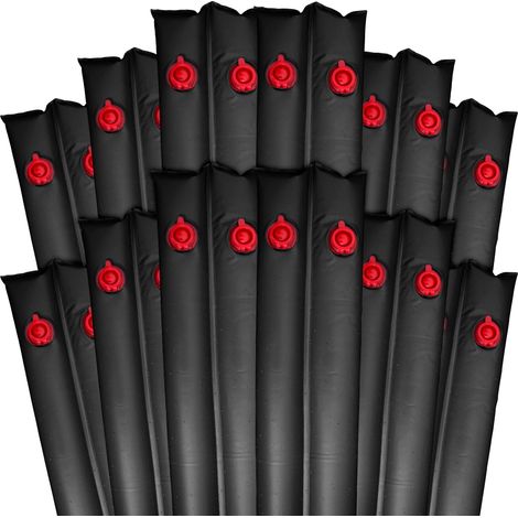 Double-Chamber 2,4 m Blue Winter couvertures de Tube de l'eau pour Piscine 10-Feet 12-Pack Noir (1/4)