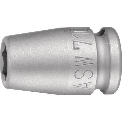 Vaso para llave de impacto 710 3/8 pulgadas 6KT SW 18mm L.30mm ASW