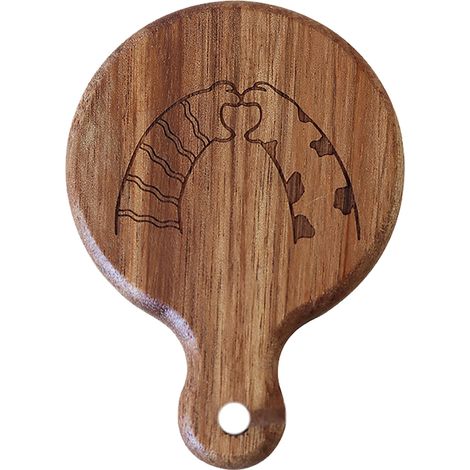 Décapsuleur magnétique rond en bois d'acacia, design patte de chat, pour bière et soda, fixation réfrigérateur, pratique et décoratif (1/5)