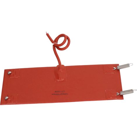Tapis chauffant 12V pour voiture, 100W, dimensions 300x120mm, silicone imperméable antidérapant (1/5)