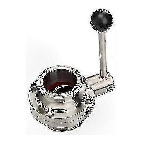 Vanne papillon Tri Clamp en acier inoxydable de 2 pouces pour bière artisanale et produits laitiers (1/5)