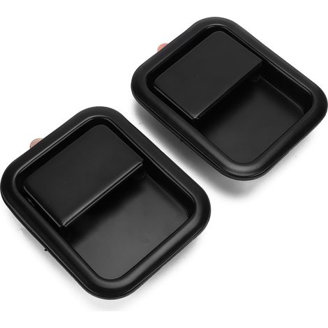 Poignée de porte extérieure gauche droite noir 55176382AE fer robuste remplacement Jeep Wrangler TJ 1997-2006 (1/5)