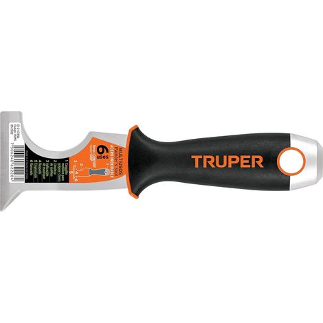 Truper Espátula rígida 5 usos acero inoxidable 63MM (1/3)