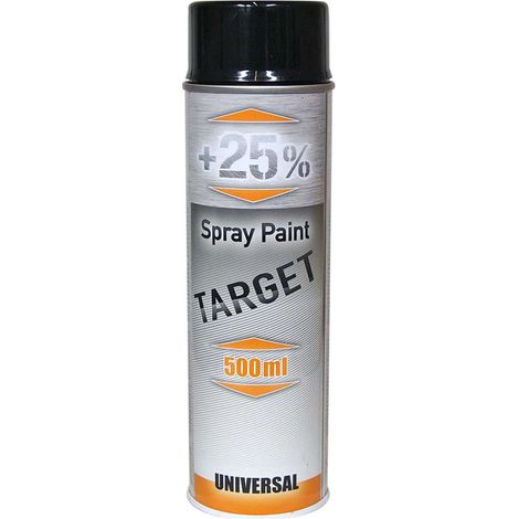 Target Vernice Spray - Nero Profondo Lucido - 500 ml
