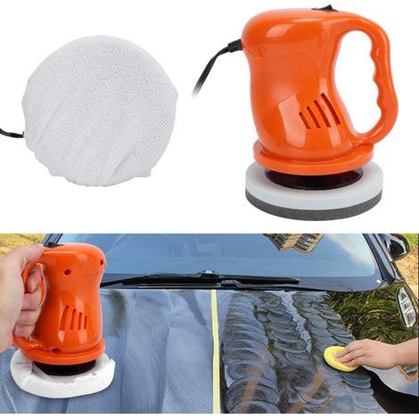 Machine à Polir Voiture 12V 40W, Outil de Lustrage Portable pour Intérieur et Extérieur - Orange (1/5)