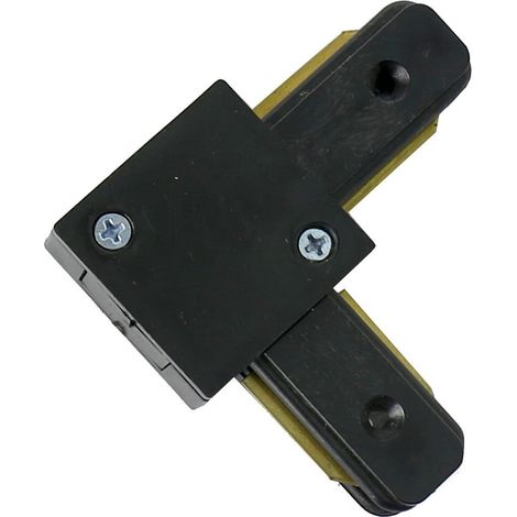 Jandei - Connecteur type L 90o pour rail monophasé noir Accessoires rail 220V (1/3)