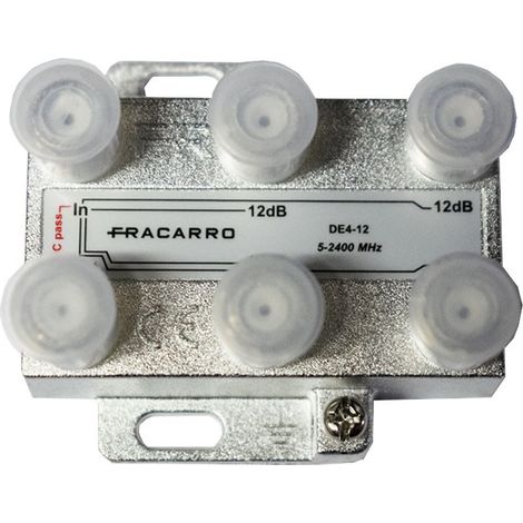 Derivatore  4 Vie Fracarro DE4-12 Innesto ad F 280718