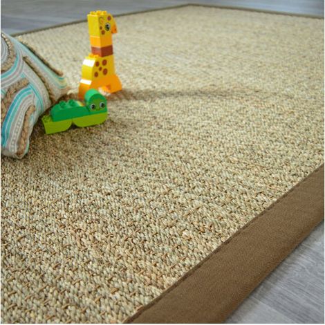 Tappeto Sea Rush - Varana Panama - Cotone Marrone Oca - 80 x 150 cm