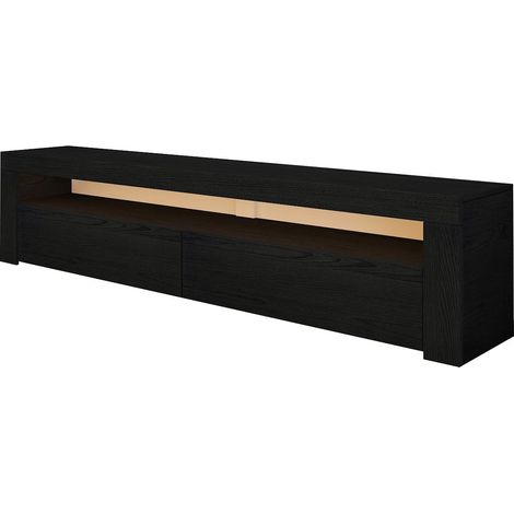 TV-Möbel aus Holz "Bati" - 150 x 36 x 46 cm - Schwarz
