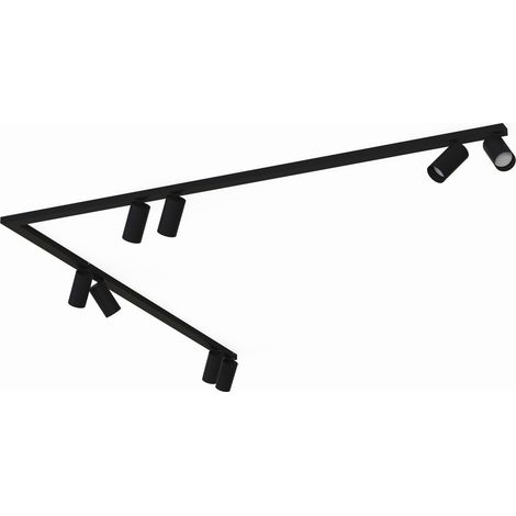 Plafoniera barra Nowodvorski Mono Corner 8xGU10 nera