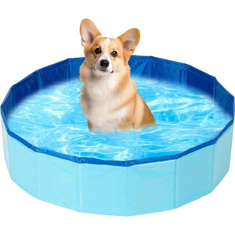 Piscine pour Chiens et Chats Pliable Mini Piscine Pliable Pataugeoire Portable (50 x 10 cm) (1/5)