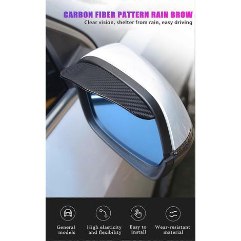 Pare-pluie autocollant anti-pluie pour rétroviseur, protection anti-pluie pour sourcils, style automobile (1/5)