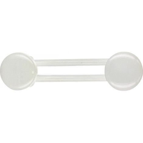 Porte-manteau métallique  laqué blanc 2 têtes 28,5 x 6,5 x 6,5