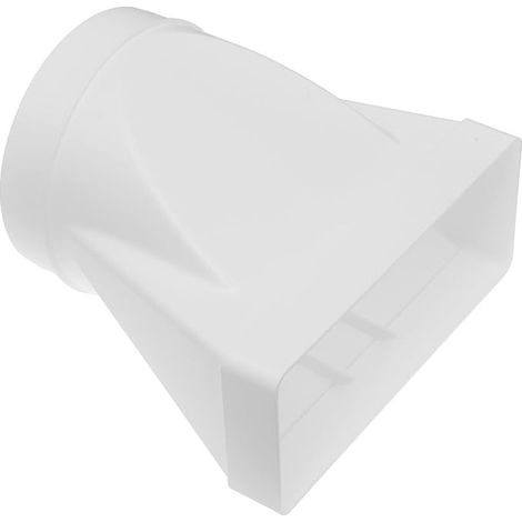 Vent Systems 220x90mm on Ø150mm rectangular pipe connector for round tube connection. Ventilation system, heating, cooling (1/5)