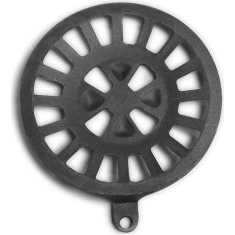 Grille à cendres pour poêles à cheminée Cosmo de Jydepejsen - fonte - dimensions d'encastrement parfaitement adaptées