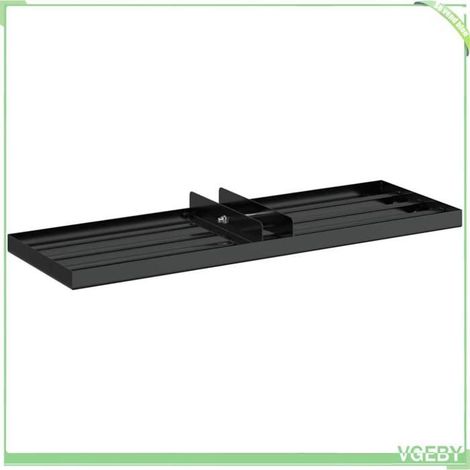 Tête de remplacement de râteau de jardin - FAFEICY - Tête rectangulaire - Acier enduit de poudre - Noir - Manche détachable (1/5)