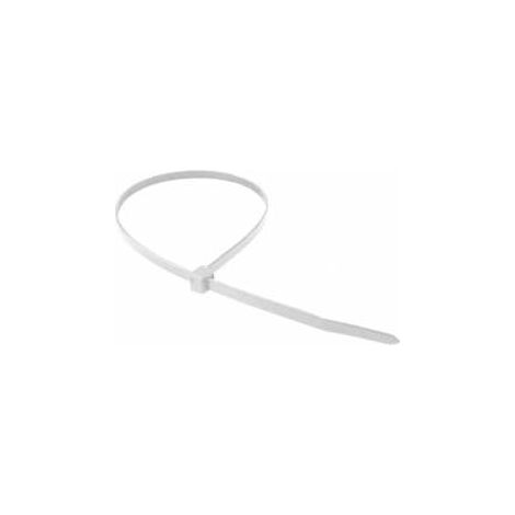 Brida para cables de 2,5 x 100 mm, 100 unidades, color blanco Elcan (1/4)
