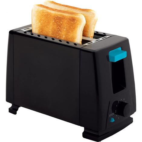 2-Scheiben-Toaster, Toaster mit breiten Schlitzen, 220-V-EU-Stecker, für den Hausgebrauch -