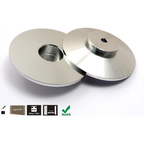 Maclean MC-557 - Soporte de Pared para Pantalla Plana LED, LCD y Plasma TV (37" - 70", 50kg) Ultraplano 14,5 mm (1/4)