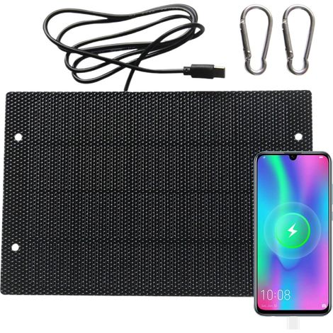 Chargeur de Téléphone à Énergie Solaire Portable - Panneau (1/5)