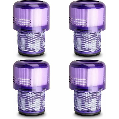 YMYNY Paquet de 4 filtres à vide de rechange compatibles avec l'aspirateur de détection sans fil Dyson V11 Torque Drive V11 Animal V15, par rapport à la pièce 970013-02 (1/5)