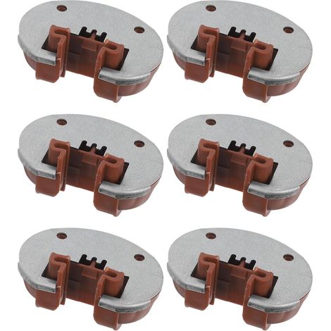 Kit de réparation rails tiroir (6 jeux) avec composants en plastique (1/5)