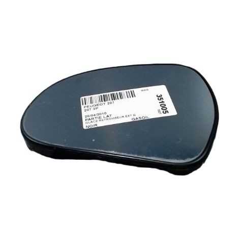 [PRODUIT D'OCCASION] Glace Retroviseur Exterieur G PEUGEOT 207 3p ♻️ Ref Oe. 8151je - Garantie à vie (1/3)