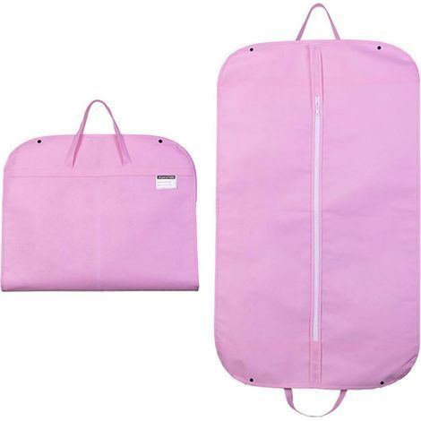 Sac fourre tout pour costume, housse de costume respirante, pliable, avec poignée et fermeture éclair, convient pour la garde robe et les voyages, anti poussière (1/5)
