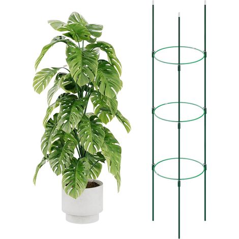 Support pour Plantes grimpantes - Grand Treillis de Jardin - Cage à tomates - 120 cm (1/5)