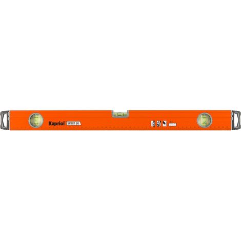 LIVELLA A BOLLA 100cm ALLUMINIO LIVELLO CARPENTIERI SPIRIT KAPRIOL