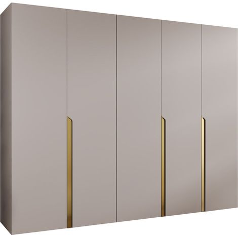 Armoire Hartford 582, Cachemire, 202x250x52cm, Portes d'armoire: Avec des charnières, Nombre d'étagères: 0 (1/5)