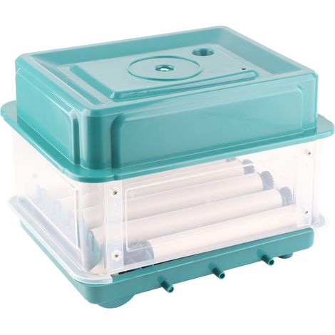 Incubateur automatique à plateau réglable pour œufs domestiques, retourneur d'œufs pour l'éclosion, prise US 110V, 12 œufs (1/5)