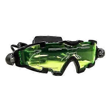 Lunettes de vision nocturne à LED pour moto, course et chasse, avec lumière escamotable et coupe-vent.