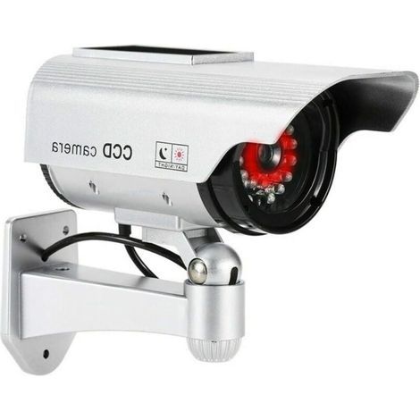 Caméra de Surveillance Caméra de Surveillance simulée, Panneau Solaire, caméra de Surveillance de Batterie à l'extérieur avec Panneau Solaire H491 (1/5)