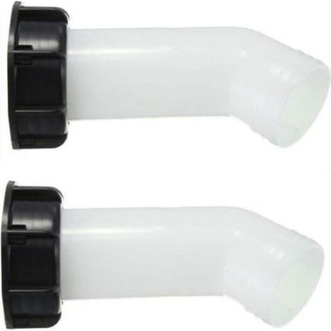 Raccord S60X6 pour cuve eau 1000L – Prolongateur cannelé diamètre 40 mm – Fixation rapide sur vanne S60X6 (1/5)