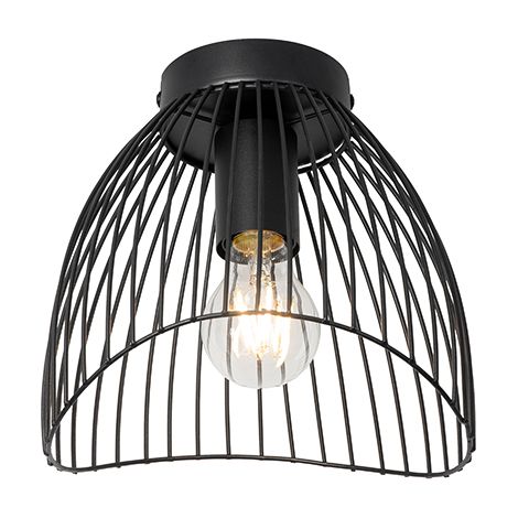 Design Ceiling Lamp Black Wire 20cm - Pua (1/5)