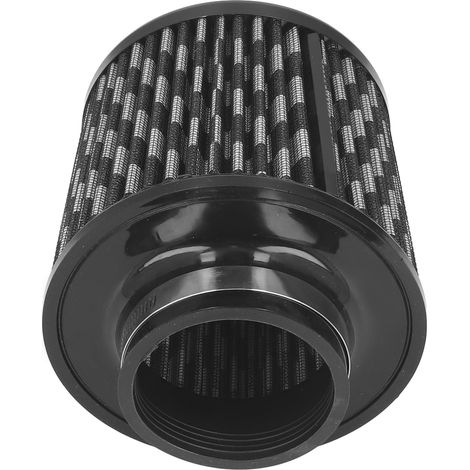 Filtre à air universel 76 mm/3 pouces à fixation par pince, filtre conique rond à haut débit pour modification automobile (1/5)