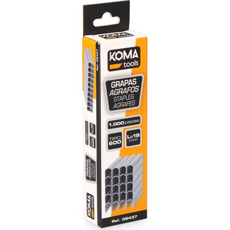 Grapas multiusos tipo 600 19 mm 1000 uds (1/3)