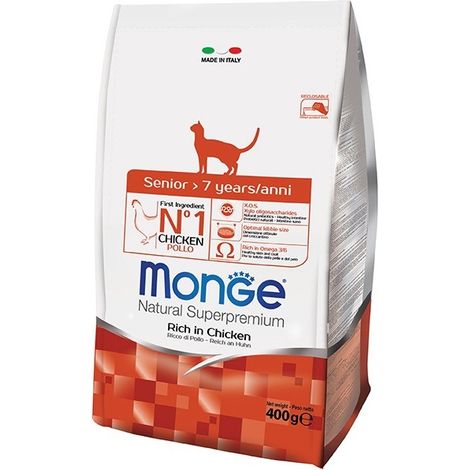 Croccantini Gatto - Senior Monge 400 gr