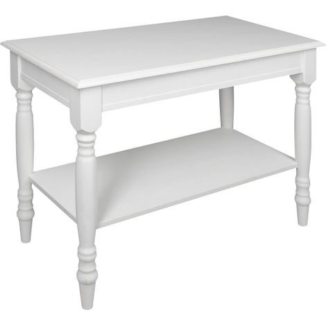 Table lavabo CIMBURA 100x50x75cm, vieux blanc (1/5)