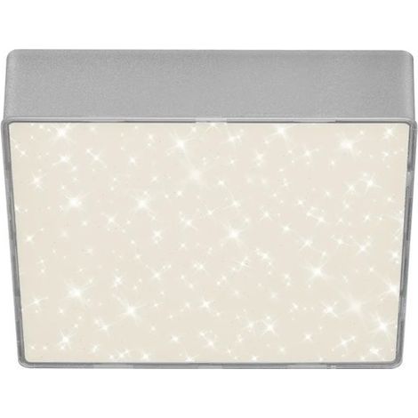 Plafoniera led Flame Star 15,7 x 15,7 x 3,6 cm 11w 1000lm color plata