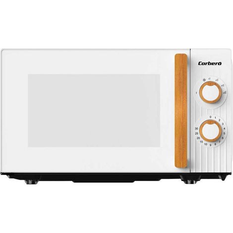 Microondas Corbero CMICG270WOODW blanco 20L 700W