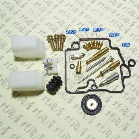 NALOOKAMIC Compatible avec le kit de réparation de carburateur Taiwan KT CVK24, comprenant l'ensemble diaphragme de piston et la pièce de soupape à pointeau numéro 5DECP. (1/4)