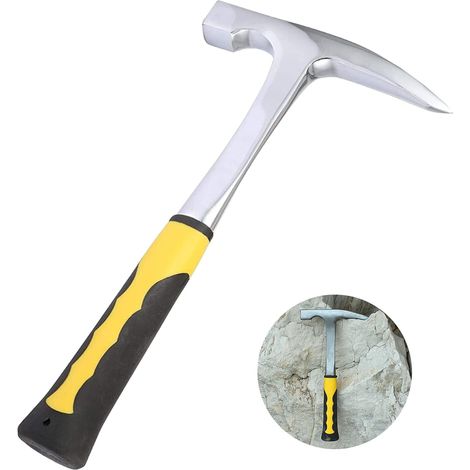 Marteau de géologie double tête pour exploration manuelle des minéraux outil pour géologues