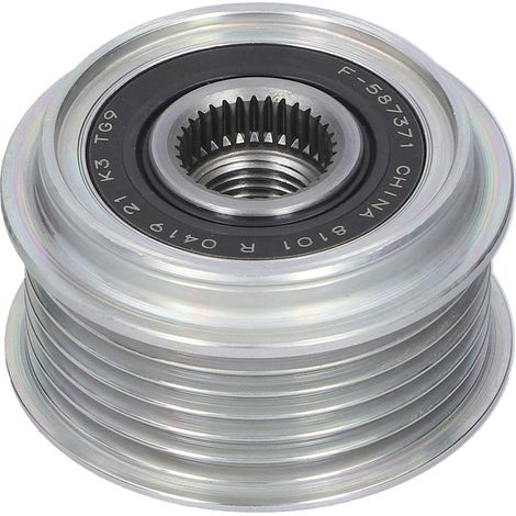 Poulie d'embrayage d'alternateur F-587371 pièce de rechange compatible Hyundai Accent/Creta/Elantra/Kona (1/5)