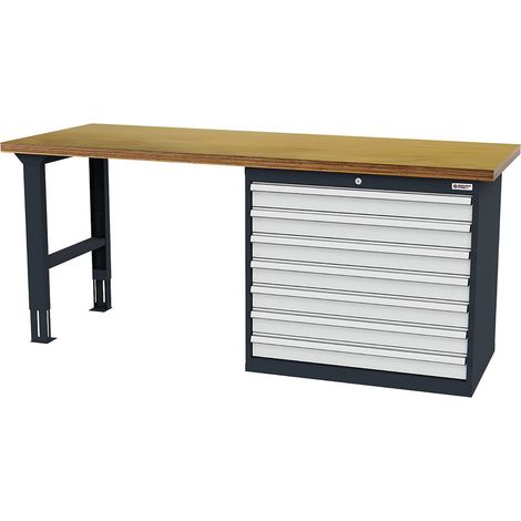 WS24 Reihenwerkbank B x T x H 2.000 x 600 x 860 mm - WS24-100321