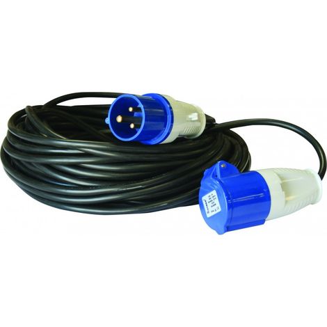 Verlängerung P17 elektrisch 15 m 16 A - 3 x 2,5 mm² Für Wohnmobilanschluss - Antarion
