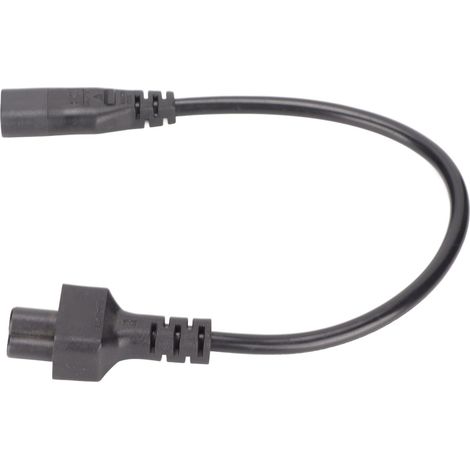 Cordon d'alimentation IEC C8 vers C5, adaptateur secteur pour PC portable 3 broches, 100-250V (1/5)
