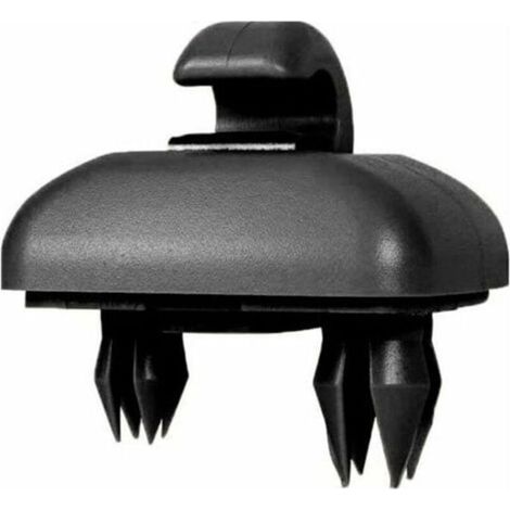 Lot de 2 crochets pour pare-soleil de voiture – Compatibles Audi A1 A3 A4 A5 Q3 Q5 – Plastique ABS résistant – Installation facile (1/5)